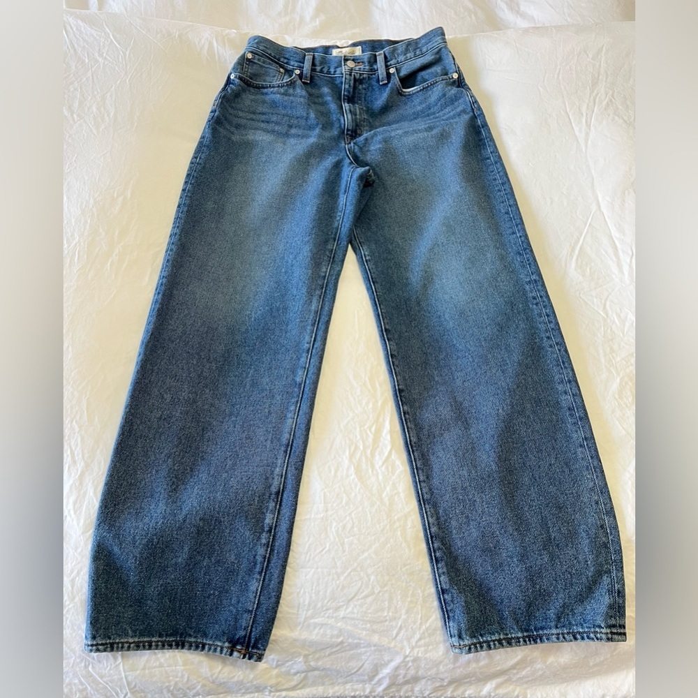 Madewell | Womens Size 29 | Baggy Straight High Rise Denim Medium Wash Jeans